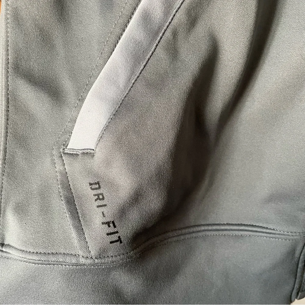 Nike Dri-Fit Gray Zip-Up Hoodie,‎ L